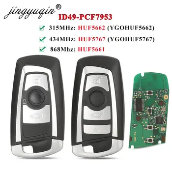 Keyforkess HUF5662 HUF5767 HUF5661 chiave telecomando auto PCF7953 per BMW F 3 5 7 serie X5 X6 F20 F22 F30 CAS4 CAS4 FEM 315/434/868MHz