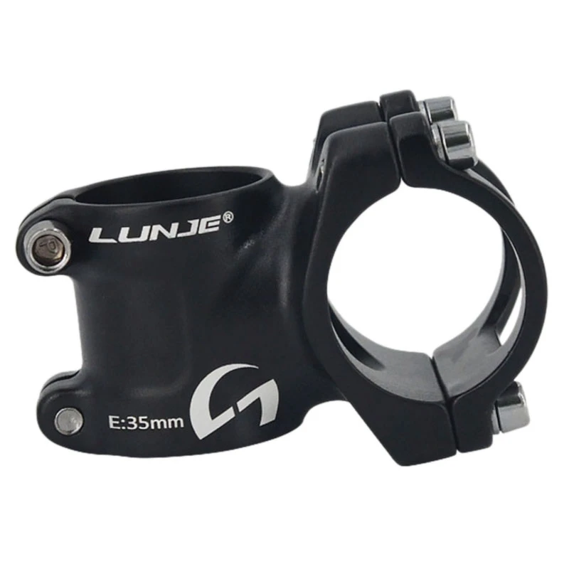 

LUNJE Bike Stem Mountain Bike Stem Short Handlebar Stem for Most Bicycle Road Bike MTB BMX Bicycle Handlebar Extende