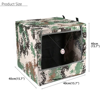 

Portable Cloth Tool Practice Case Slingshot Target Aim Shooting Archery Foldable Catapult Camouflage Hunting Recycle Ammo