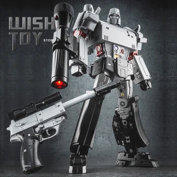 

32CM Transformation Robot WJ G1 Metal Part Gun Model MP36 NE-01 MPP36 Oversize Gun Action Figure Collection Kids Toys