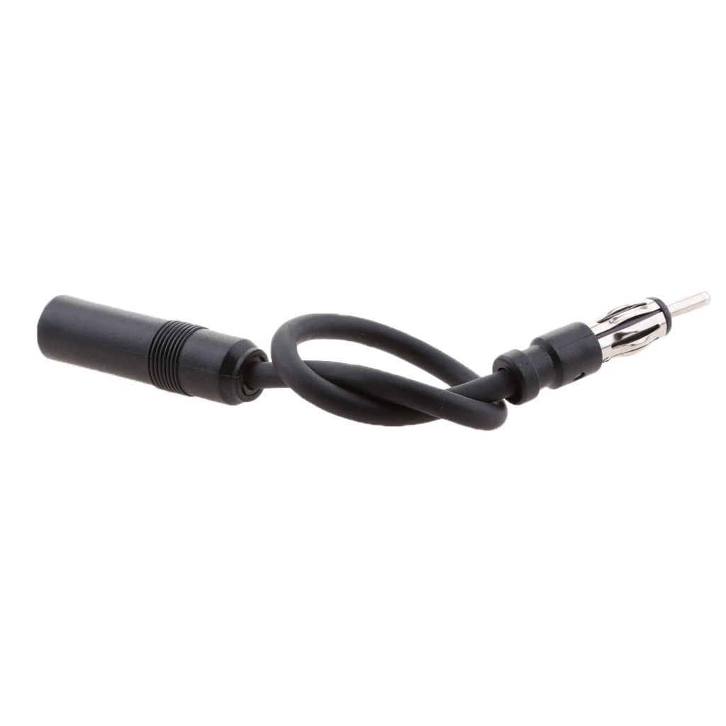 Auto Antenna Extension Cord Male Female Car AM FM Adapter Cable 9.84 Inch