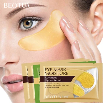 

BEOTUA Gold Collagen Eye Mask Seaweed Anti-Aging Anti-Puffiness Moisturizing Eye Patch Dark Circle Remove Gel Eye Pads Skin Care