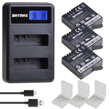 For 3Pcs 3.85v YI LITE Xiaomi Yi 4K II 1400mAh Bat