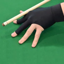 Горячий высококачественный спандекс кий для снукера бильярда перчатка бассейн левая рука открыть три пальца аксессуар для унисекс женщин и мужчин 4 цвета