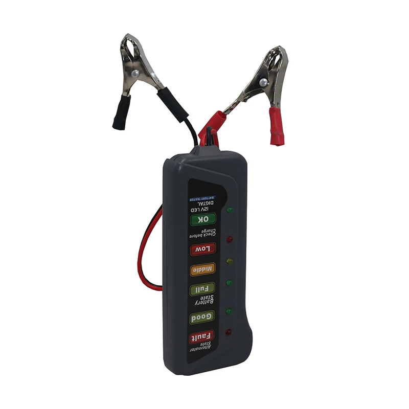 TIROL 12V LED Digital Battery Alternator Tester 6 Led Lights Display Indicates Condition 5559178975