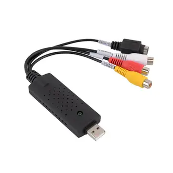 

USB 2.0 Easy to Cap Capture 4 Channel Video TV DVD VHS Audio Capture Adapter Card TV Video DVR Capture Adapter