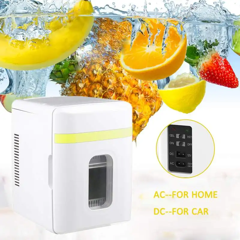 

10L Mini Portable Car Refrigerator Two Type Electrical Cooler Heater Cooler&Warmer Cosmetics Fridge for Travel Hiking Camping