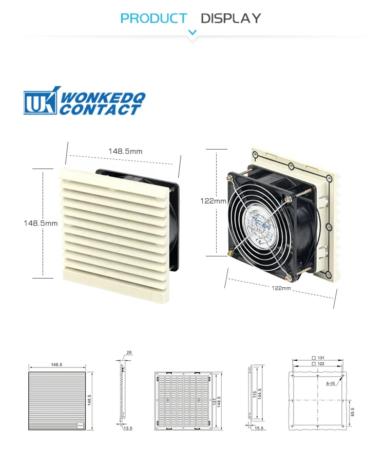 elétrico do armário, ventilação, grelhas impermeáveis, exaustão