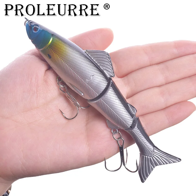 Hot sale Fishing Lure Multi Jointed Hard Bait 12.5cm 18g Lifelike joint bait Wobblers Sinking Swimbait Fishing Lure Crankbait