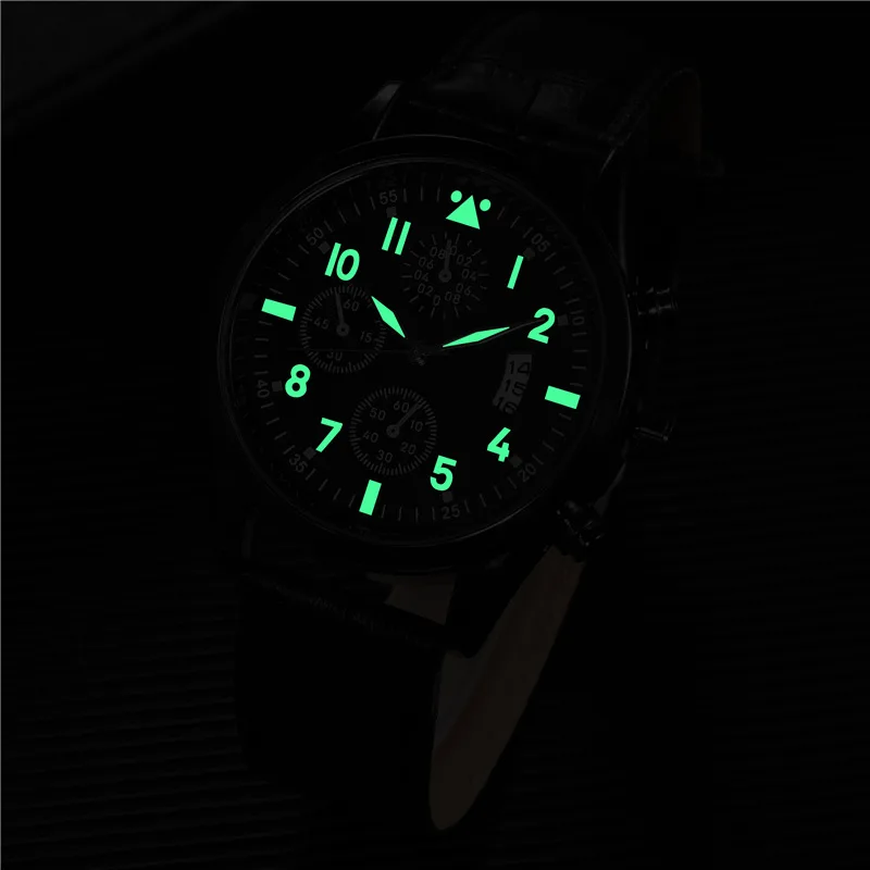 Relogio Masculino Mens Watches Top Brand Luxury Men's Fashion Business Quartz Watch For Men Casual Leather Watch With Calendar