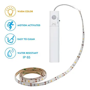 

LED Sensor Light With Battery Box, Human Body Sensor Light Waterproof 2835 Light Bar Garden Decoration Light Garage Light