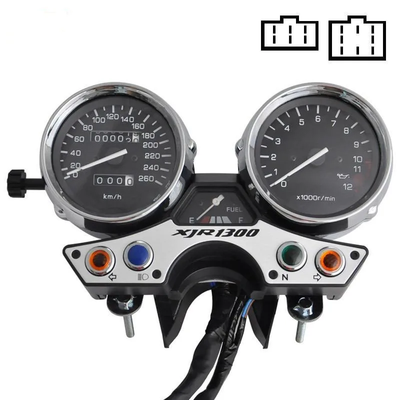 Gauges Cluster Speedometer Tachometer Odometer Fits For Yamaha Xjr1300