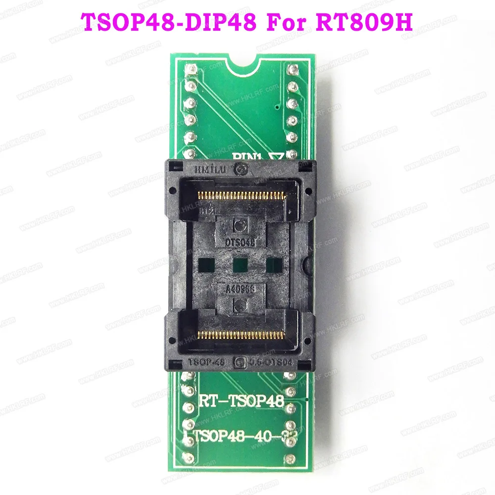 TSOP48 к DIP48 адаптер TSOP48 тестовый адаптер гнездо 0,5 мм шаг для RT809F RT809H XELTEK USB программист