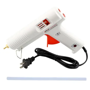 

Hot glue-gun adjustable temperature 120W full size hot melt adhesive Full size glue-gun Adjustable temperature and flow control