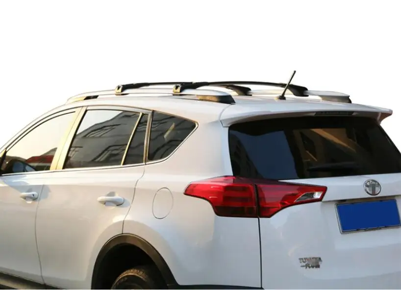 Поперечный багажник на крышу для TOYOTA RAV4 RAV 4 2013 2018 рельсы из алюминиевого сплава