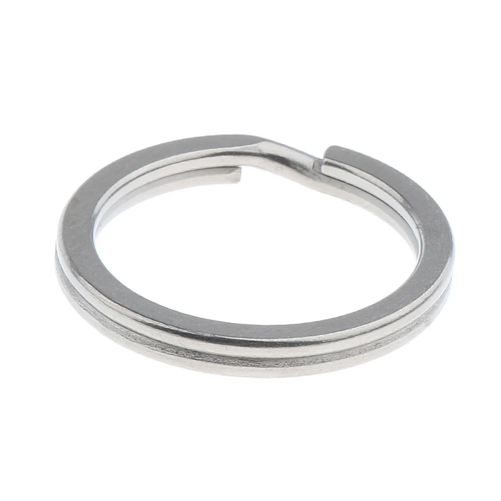 Silver 25mm Титановый брелок Карманный инструмент мини раздельный брелок круглые клипсы круглый брелок карабин - Цвет: Silver 25mm
