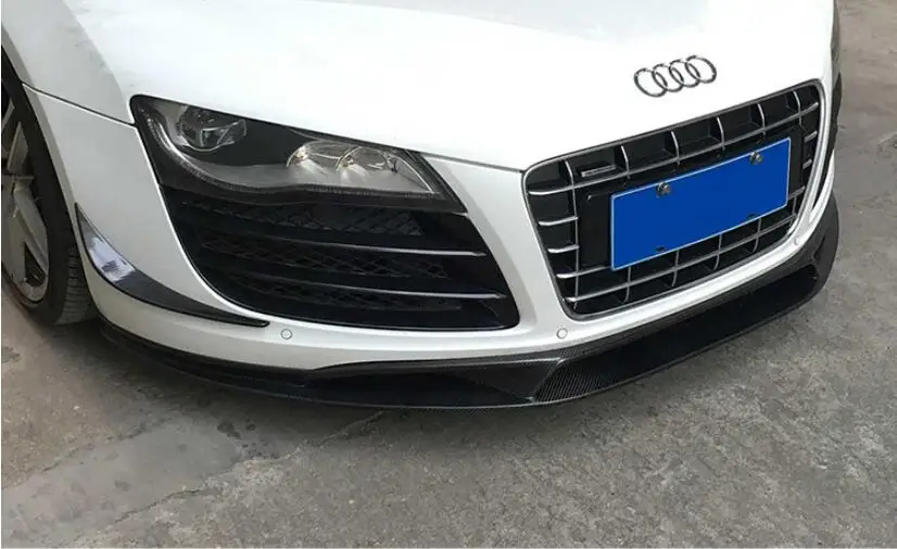 Высококачественный бампер из углеродного волокна для Audi R8 V8 V10 2008 2009 2010 2012 2013 год