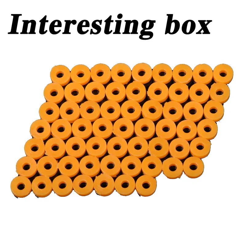 Plastic gasket shaft sleeve gearbox model accessories fixed 2MM 2.5MM 3MM a pack of 50 pieces three | Игрушки и хобби