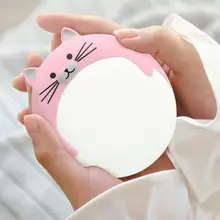 5200m AhWinter портативный USB грелка для рук милый мультяшный Кот перезаряжаемый мобильный мощный грелка для рук двухсторонний быстрый нагрев