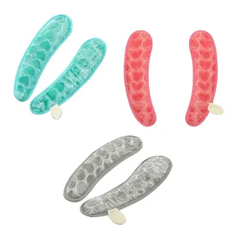 

3 Pairs Universal Toilet Seat Washers Heart-shaped Plush Toilet Seat Cover