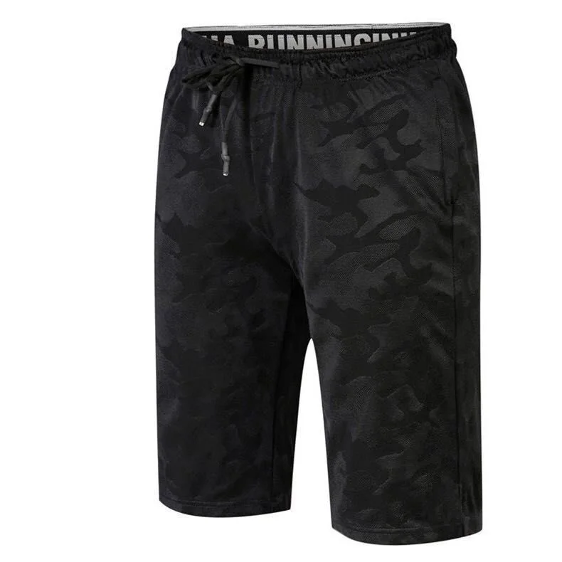 Черный Мужской Slim Fit Спортивная одежда для тренировок на улице, быстросохнущая Спортивные шорты во Вьетнаме - Цвет: Черный