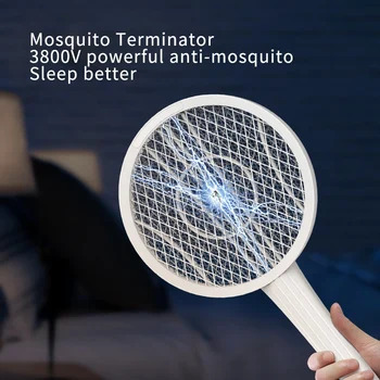 

EW1 Sothing Electric Mosquito Swat Rechargeable USB Charging Fly Mosquito Swatter Zapper Swatter Kille