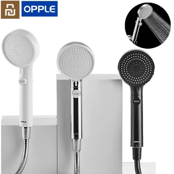 

OPPLE Booster Hand Shower Set Supercharged Third Gear Water faucet Wall mounted Bathroom Faucet Waterfall Mixer Tap Set
