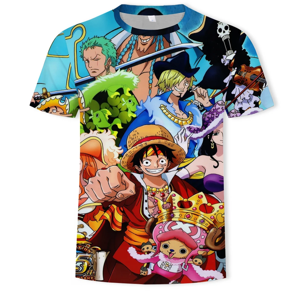 Summer Fashion New Men's Dragon Ball T-shirt Cartoon Monkey King Character 3d Printed Children's Casual Short Sleeve Shirt