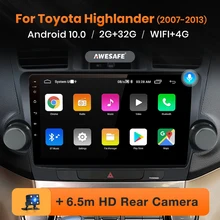 Автомагнитола AWESAFE PX9 для Toyota Highlander 2007 2013 мультимедийный
