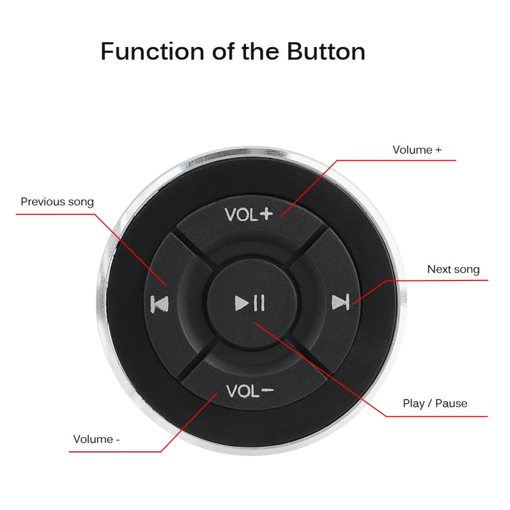 Беспроводной Bluetooth медиа контроллер с кнопкой дистанционного управления