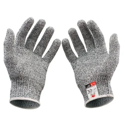 Gants de sécurité anti coupures, protection de niveau 5,accessoire de survie protecteur, résistant aux coups de couteau, de scie, pratique en voyage, à la chasse, ou pour camper, 