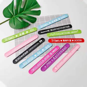

Kpop Got7 EXO Blackpink Twice Super M Straykids X1 Itzy Slap Strap Wrist Strap Bracelet Sports Silicone Collection