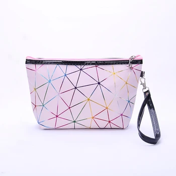 

Laser Multi-colored Travel Cosmetic Bag Women Waterproof Beauty Organizer Pouch Female Bag Fashion PU Leather Makeup Bag Neceser
