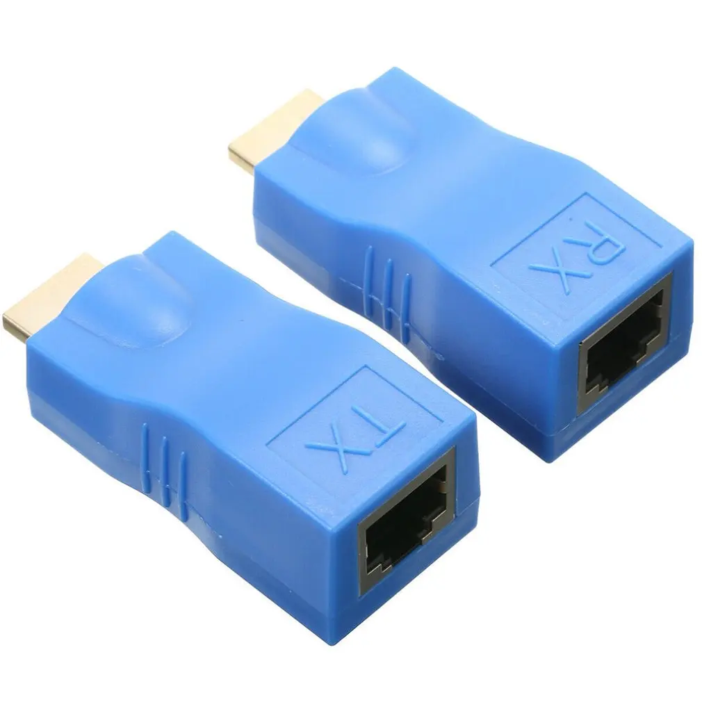 Cat 5E Cat6 30 M Hdmi к Rj45 сетевой кабель удлинитель Ретранслятор 4 K 1