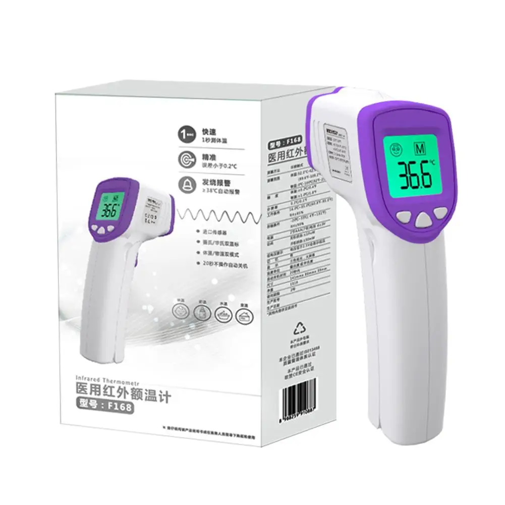 

Digital Infrared Thermometer Temperature Measurement Device for Adult Kids Non-contact Forehead Body Thermometer with Backlight