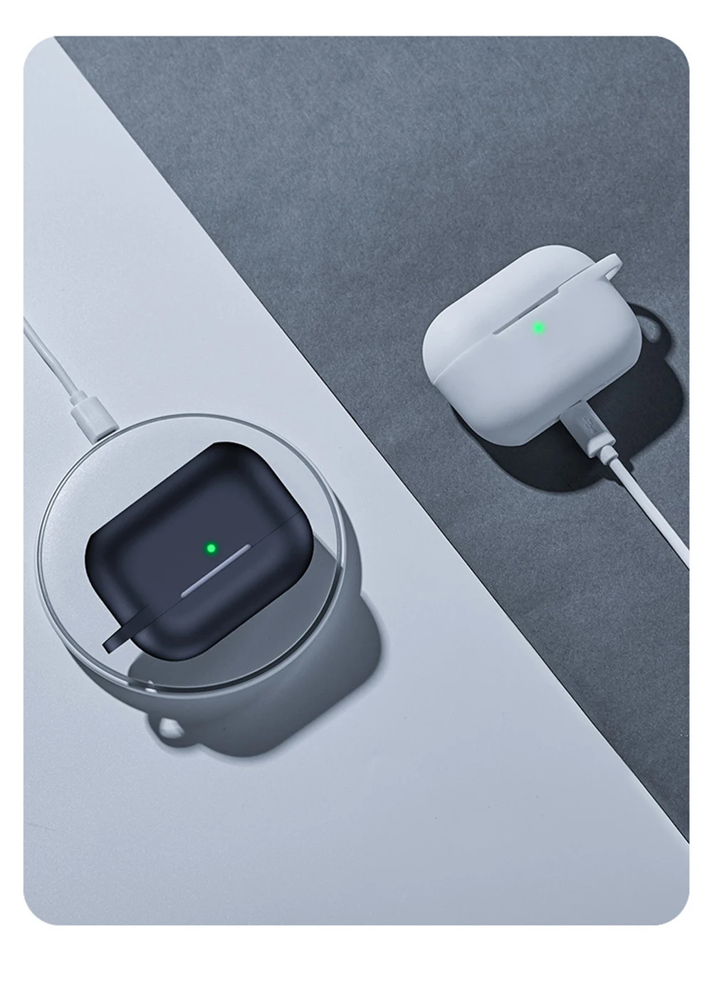 Для Airpods Pro Чехол Air Pods 3 силиконовые беспроводные наушники Bluetooth гарнитура Защитная сумка для Apple Air Pods Pro Чехол