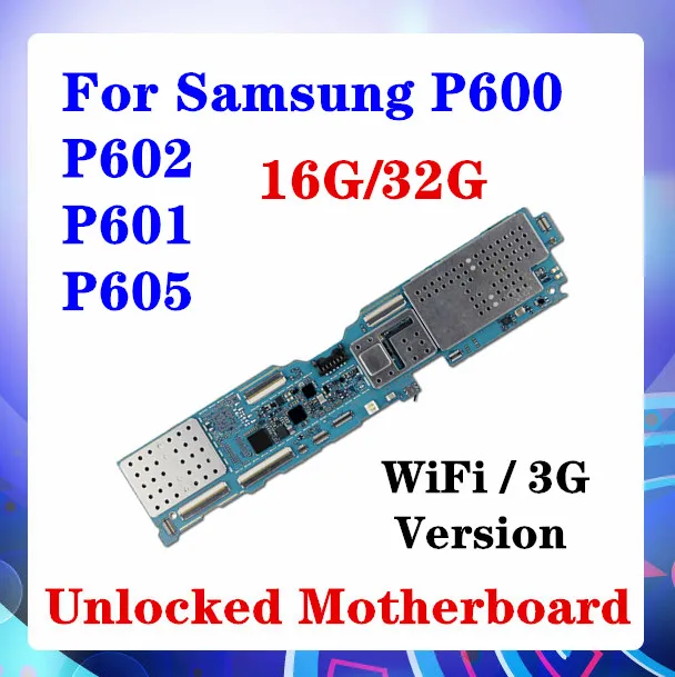 SM P600 P602 P601 P605 материнская плата 16/32G для Samsung Galaxy Note 10 1 Издание оригинальной ОС Android