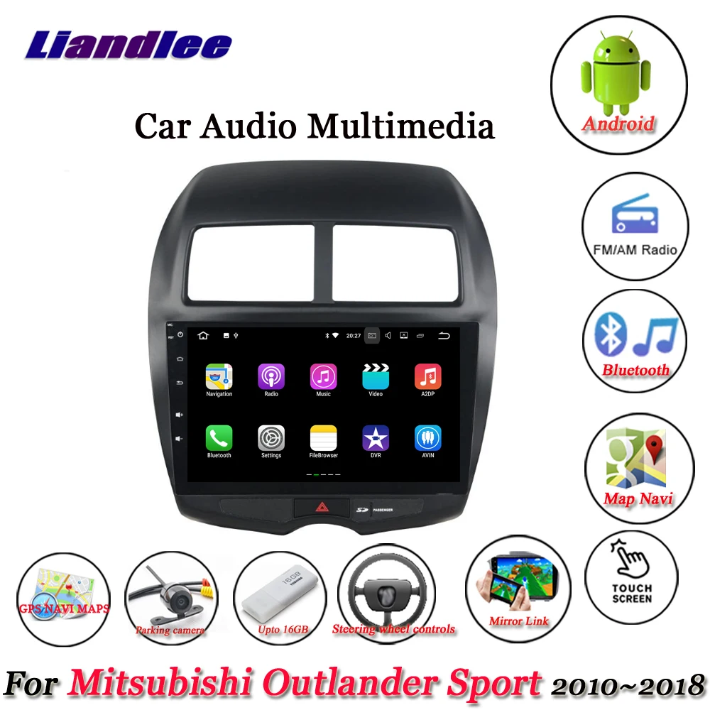 

Car Android Multimedia System For Mitsubishi Outlander Sport 2010-2018 Stereo Video Wifi GPS Navigation HD Screen