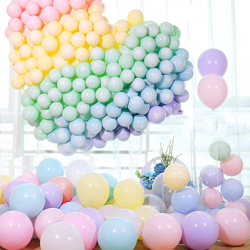 

30Pcs 5/10/12inch Macaron Pastel Candy Latex Balloon Wedding Birthday Party Decoration Baby Shower Balloon Arch Decor Air Globos