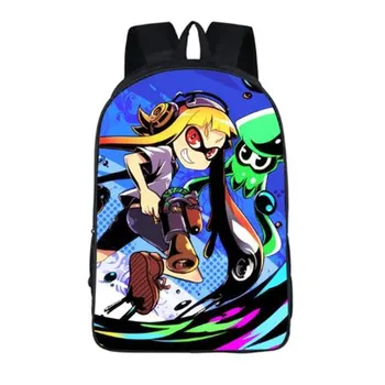 

2020 Splatoon Backpacks Colorful School Bags For Teenagers Bookbag Boys Mochila Kids Schoolbag Casual Student Best School Gifts