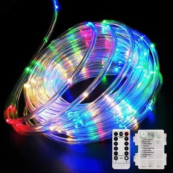 

Home Decoration String Light with Remote Control Rope Fairy Light String Waterproof 8 Mode Timer String Lights for Holiday Party
