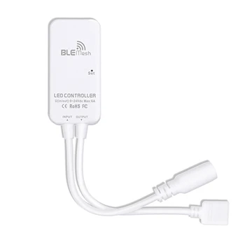 

DC9-24V MINI Bluetooth Dimming/CCT/RGB/RGBW/RGB+CCT strip controller Mesh Bluetooth controller for Strip light