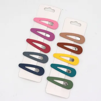 

5Pcs/Set 7Cm Fashion Women Girls Hair Clip BB Hairpins Metal Barrettes Hair Holder Styling Tools Accessories Hair Pin