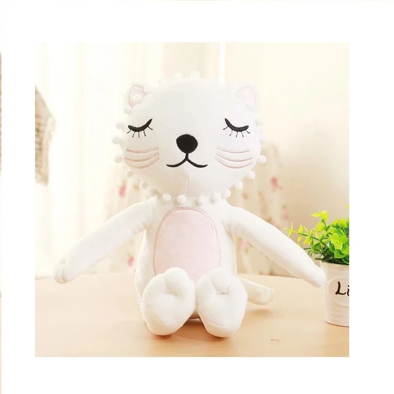 Baby Toys Cat Портативная детская кровать для новорожденных, изолированная кровать, мультяшная хлопковая детская бионическая кровать, детская люлька, детская кроватка для переноски - Цвет: Baby Toys Cat