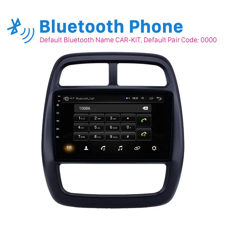 Seicane Car GPS HD 9