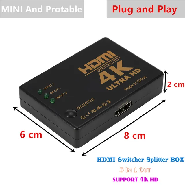 여러 HDMI 디바이스를 하나의 디스플레이에 연결하는 간편하고 효율적인 솔루션