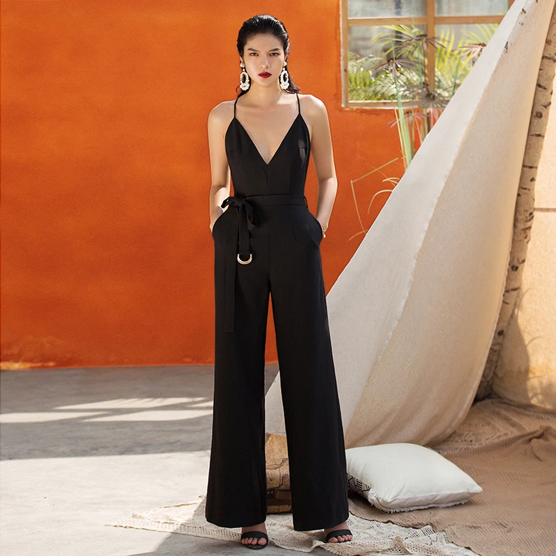 2019 VERRAGEE WOMEN NEW STYLE LONG JUMPSUITS
