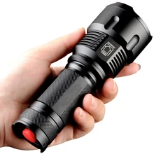 Litwod Z401006 CREE XLamp XHP100 LED Flashlight Waterproof Torch Power Rechargeable 18650 26650 Battery Zoomable Portable Light