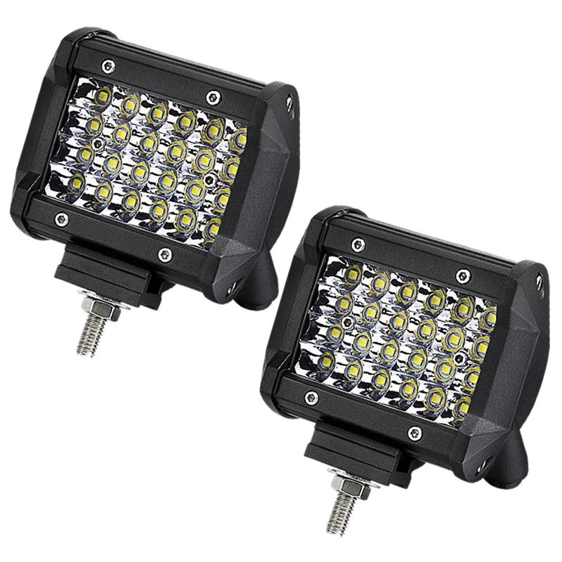 Quad Row LED Work Light Offroad Spotlight Driving Fog Lamp Truck 4WD Boat 1pc 4