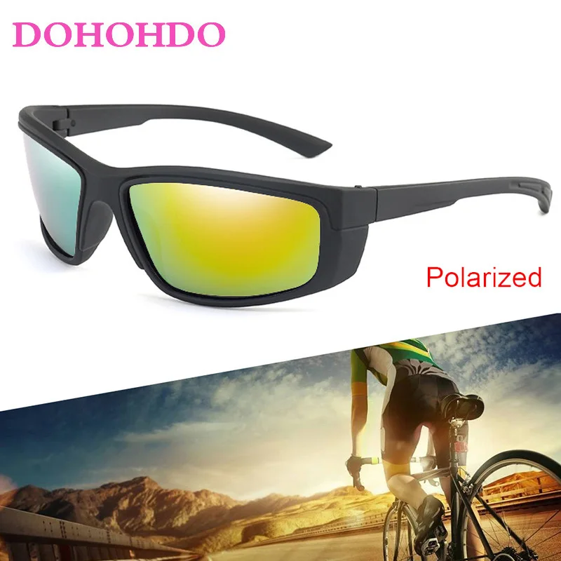 

New Polarized Night Vision Sunglasses Men Women Square Brand Design Classic Male Black Sports Sun Glasses For Men Driving Goggle